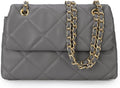 Quilted Crossbody Purses for Women Small Ladies Shoulder Bags with Chain Trendy Clutch Purse Cute Designer Bag
