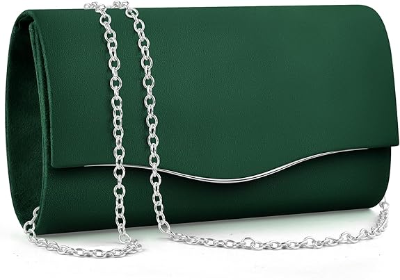 Cross Body Bagsfor Women, Formal Evening Bags Suede Shoulder Envelope Party Handbags Wedding Cocktail Prom Clutches