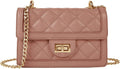 Small Quilted Crossbody Bag, Trendy Designer Mini Shoulder Bag, Phone Wallet Purse for Women