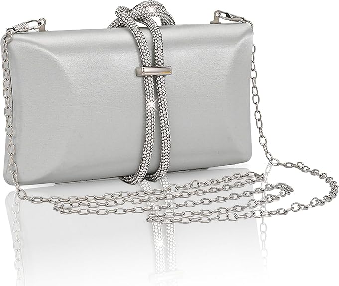Cross Body Bags for Women Formal Evening Bag for Wedding Handbag with Rhinestone Rope Bride Purses Party Prom Bag